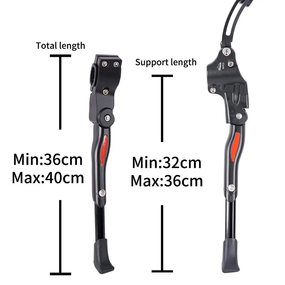 HiMISS MTB дорожный велосипед Kick Stand велосипедная Регулируемая Стояночная стойка 29 26 велосипедная Опора задний держатель для велосипеда