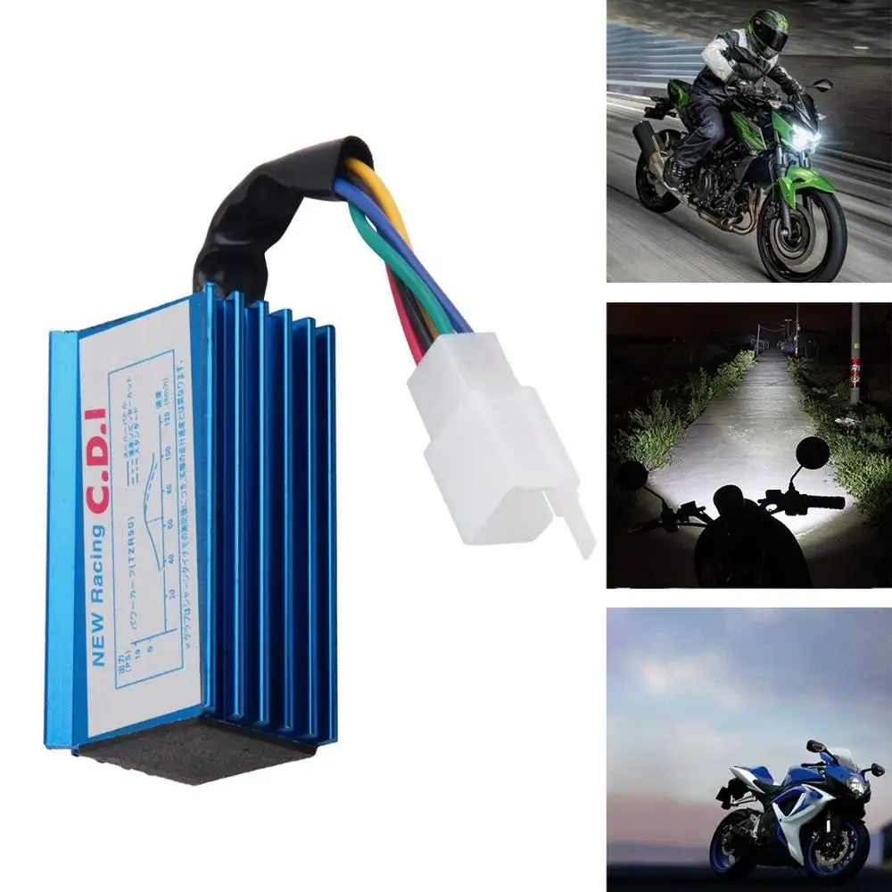 

Motorcycle 5Pin Racing AC CDI Ignition Box For 50CC 70CC 90CC 100CC 110CC Engine Moped Scooter ATV Quad Buggy Pit Dirt Bike