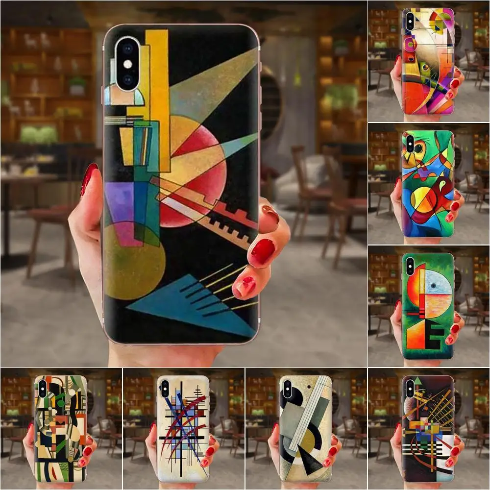 Мягкий чехол для мобильного телефона Василий Кандинский Coque Xiaomi Redmi Note 2 3 3S 4 4A 4X5 5A 6