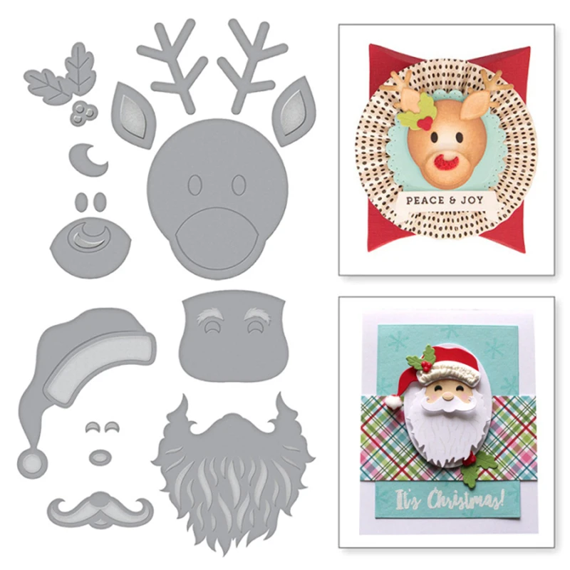 Рождественская елка металлические резные штампы сделай сам бумажная карточка