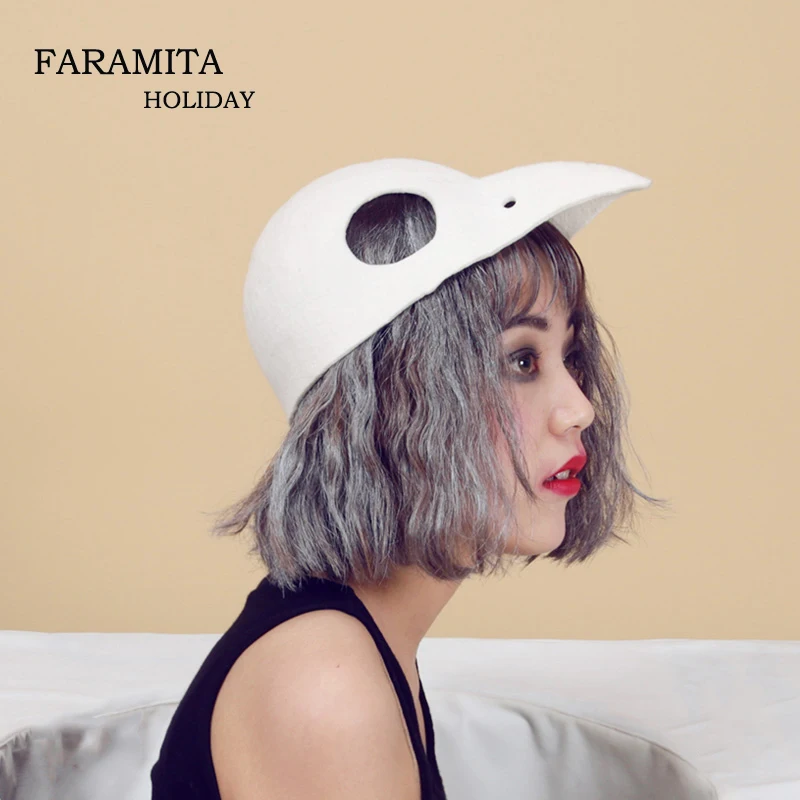 

Faramita Holiday Women Kids Girls Boys Skeleton Style 2019 New Hats Berets Parents-child Couple Handwork Manual Caps Hat Wool