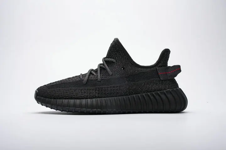 

New Release 3-Stripe Black Mesh 350 V2 Static Hyperspace True Form Kanye West Men Women Running Shoes Sports Sneakers