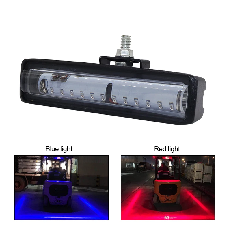 

1 Or 2PCS Forklift Warning Lights Blue/Red Border Lights IP68 30W Flood LED Work light Area Alarm Safety Line Lights