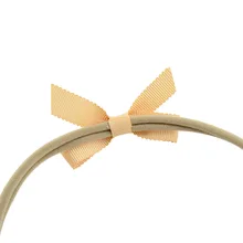 Европейская и американская детская лента для волос с бантом, эластичная нейлоновая повязка на голову с волнистым краем бабочки, 817