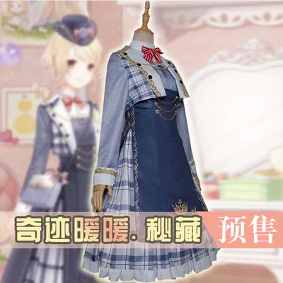 

Hight Quality Game Miracle Nikki Elegant Princess Hallowmas Gorgeous Lolita Cosplay Top + Dress + Belt +Bowtie + Collar + Socks