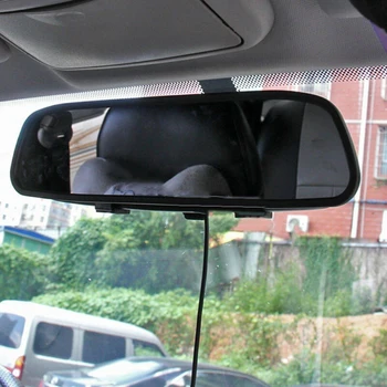 

Reverse Rearview mirror camera TFT Black Power cord Interior Accessory