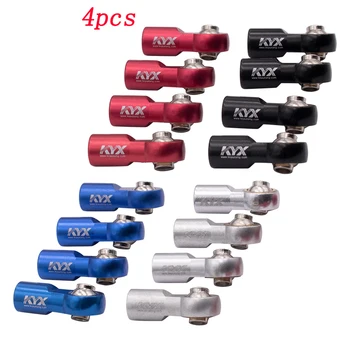 

4pcs Simulated Cars M3 Ball Joint Push Rod End Connector Linkage Holder Tie Rod Metal Adapter for D90 scx10 Axial wraith RC Cars