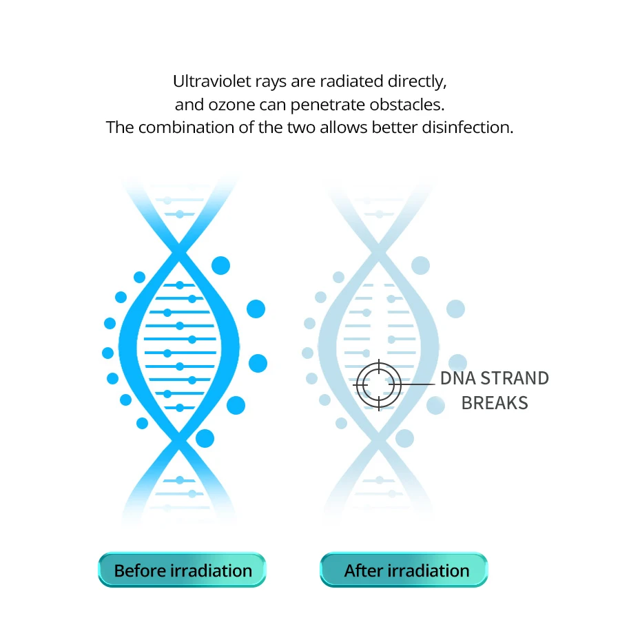 Ozone UV Light Disinfection Quartz Lamp Sterilizer Bulb 50W Ultraviolet Lamp 110V 220V UV Sanitizer Germicidal Bactericidal