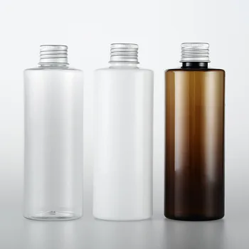

40pcs,250ml Transparent flat shoulder aluminum bottle cap, pure dew bottle,makeup water bottling,refillable bottles