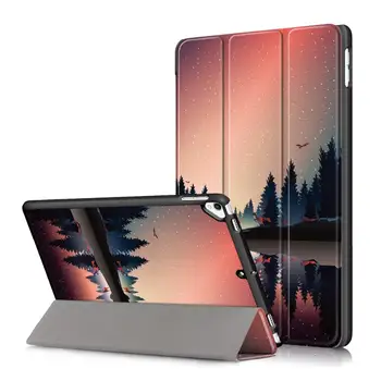 

For iPad 7th Generation Case Smart Sleep Wake up PU Leather Cover for iPad 10.2 inch 2019 & Air 3 & Pro 10.5 Case 2017