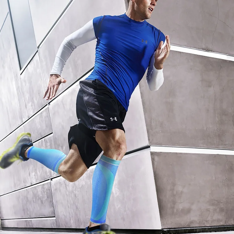 1 Pcs Multipurpose Durable Leg Support Basketball Football Calf Compression Sleeve Practical Antiskid Running Cycling Leg Warmer
