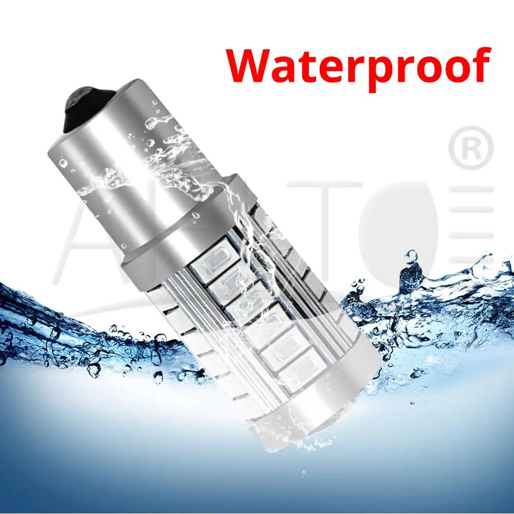 Белый красный желтый 1156 BA15S 1157 BAY15D 7443 3157 P21W 33SMD автомобильный тормозной светильник