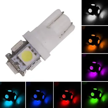 

30Pcs 12V Car LED Light W5W T10 5050 Wedge License Plate Reading Lamp Bulbs