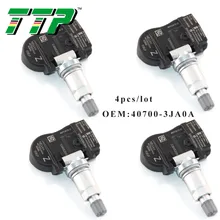 TTP 4 шт. 40700-3JA0A TPMS датчик давления в автомобильных шинах Система контроля клапанов 407003JA0A для Nissan Infiniti 407003JA0B 433 МГц