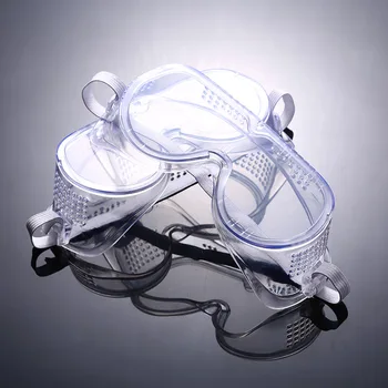 

3Pcs Vented Glasses Full Enclosed Protective Safety Goggles Dustproof Anti Spittle Transparent Eye Protection Glasses Unisex