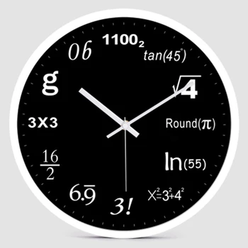 

Math Silent Wall Clock Creative Modern Design Living Room Decoration Kids Wall Clock Unique Orologio Casa Wall Clock Kids QZE206