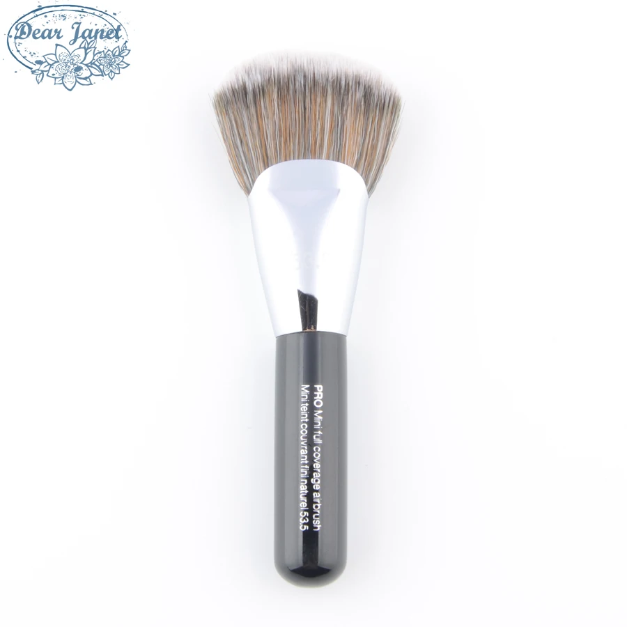 

S #53.5 Powder Makeup brushes Pro Mini full coverage airbrush Make up brush Contour Fan High quality synthetic hair cosmetic