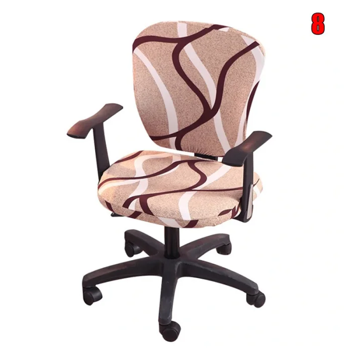 Горячая печатная крышка компьютерного стула набор эластичный Сплит чехол для кресла для дома офиса TI99