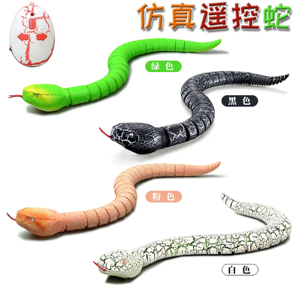 New Style Trick Toys Remote Control Rattlesnake Simulated Animal Realistic Effect Toy Snake 9909