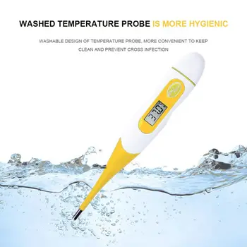 

Baby Water Thermometer Children's Thermometer With Button Battery Random Color