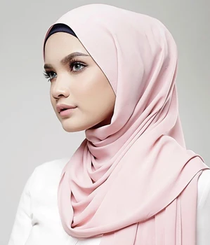 

49 colors women bubble chiffon scarf hijab wrap printe solid color shawls headband muslim hijabs scarves/scarf