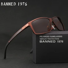 Новое поступление алюминиевые Брендовые мужские солнцезащитные очки HD поляризованные линзы винтажные очки Аксессуары Солнцезащитные очки Oculos для мужчин 605