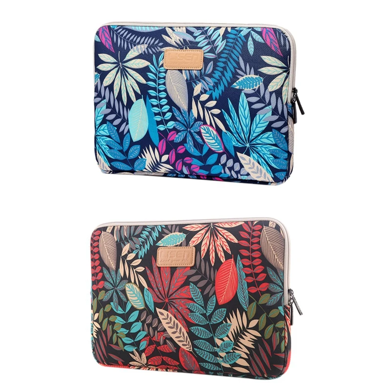 

LISEN 2 Pcs Laptop Sleeve Case 13 Inch Computer Bag, Notebook,For Ipad,Tablet,For MacBook(Black Forest & Blue Forest)