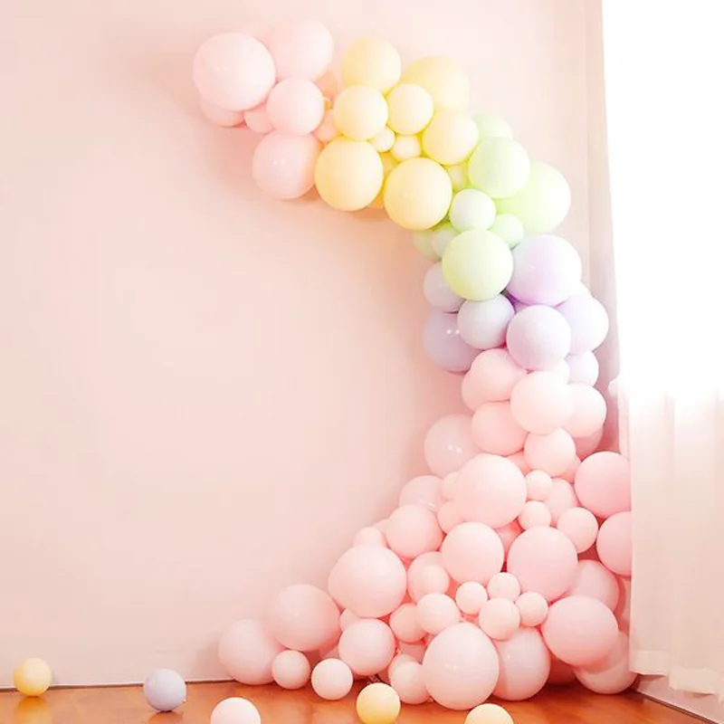 2 шт., 10 м, с одним отверстием, прозрачные шары на цепочке, аксессуары, украшения для дня рождения, Детские светодиодные шары, балоны, балоны
