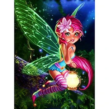 

Diamond Painting "Butterfly Elf" Cross Stitch Custom Photo Diamond Embroidery Square Round Drill Home Decor