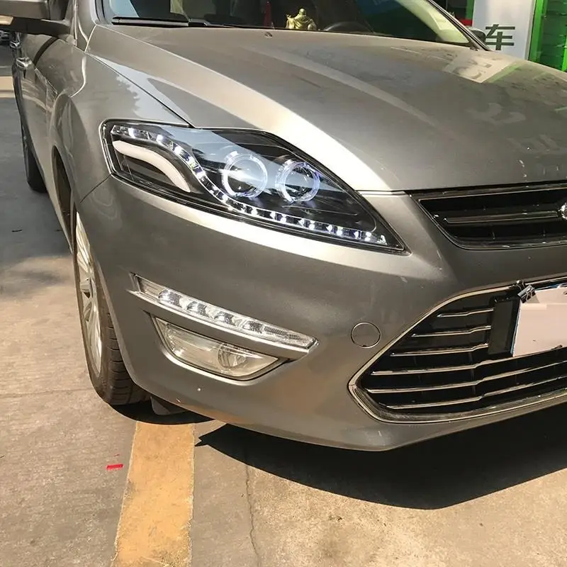 Внешний стиль Luces Para Авто Лампа Cob Led Drl дневные ходовые фары автомобильные огни в сборе 17 18 для Ford Mondeo