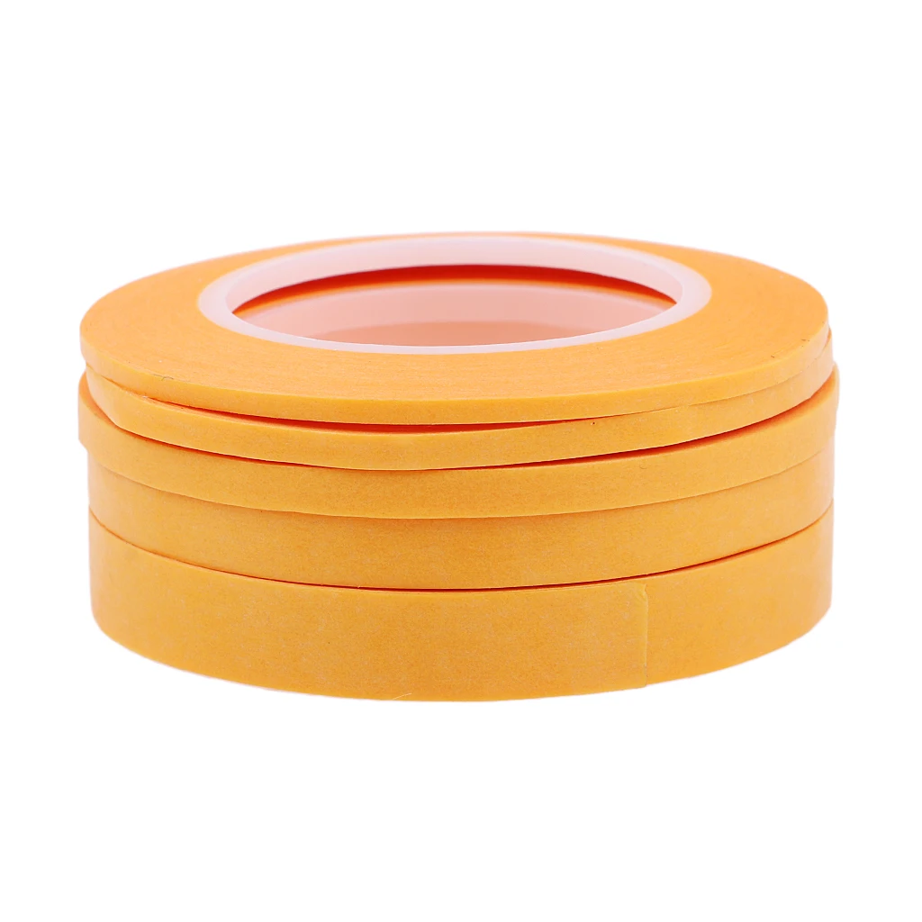 18 X 9mm Painting Decorating Spraying Masking Tape Roll Solvent Resistant