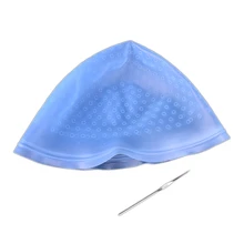 Синий 2 шт Pro Salon Dye Силиконовый колпачок+ крючок для волос салон цвет ing подсветка многоразовый набор глазурь опрокидывание цвет