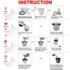 10pcs Bulk Sale Spray Gun Paint Tank Spray Gun Mixing Cup 165/400/600ml Disposable Measuring Cup Type H/O Quick Cup 2