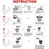 10pcs Bulk Sale Spray Gun Paint Tank Spray Gun Mixing Cup 165/400/600ml Disposable Measuring Cup Type H/O Quick Cup 2