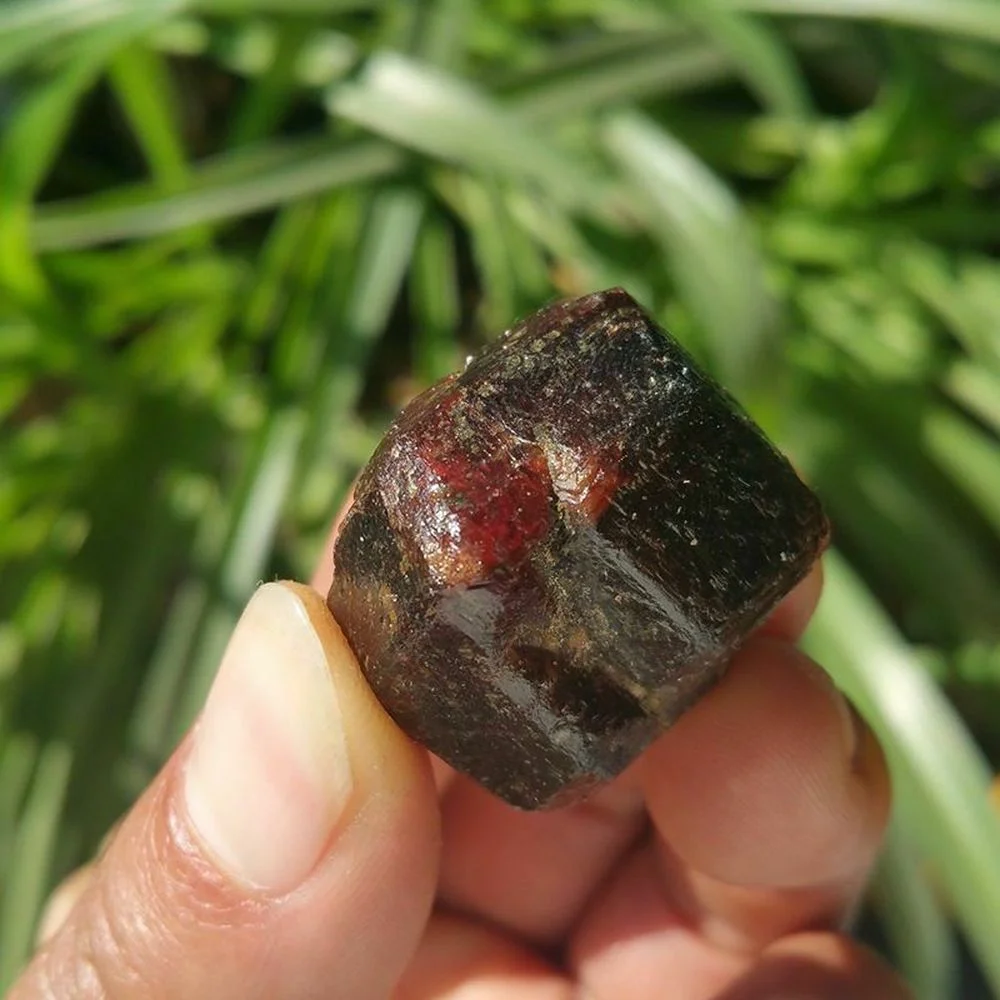 100g Natural Red Garnet Crystal Gemstone Rough Stone Mineral Specimen Healing 