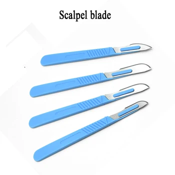 

Cosmetic Surgery No. 11 Disposable Independent Sterilization Blade Knife Handle Nail Phone Film Double Eyelid Surgery Tool