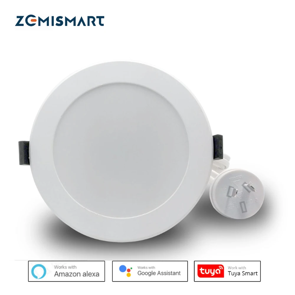 Потолочный светодиодный светильник Zemismart 4 дюйма Wi Fi 10 Вт|Смарт-гаджеты| |