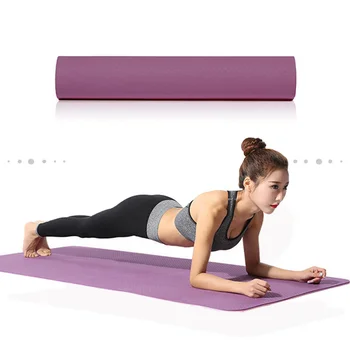

1830*610*6mm TPE Two-color Yoga Plus Pad Sports Mat Environmental Protection Tasteless Non-slip Fitness Outdoor Mat Pilates Mat