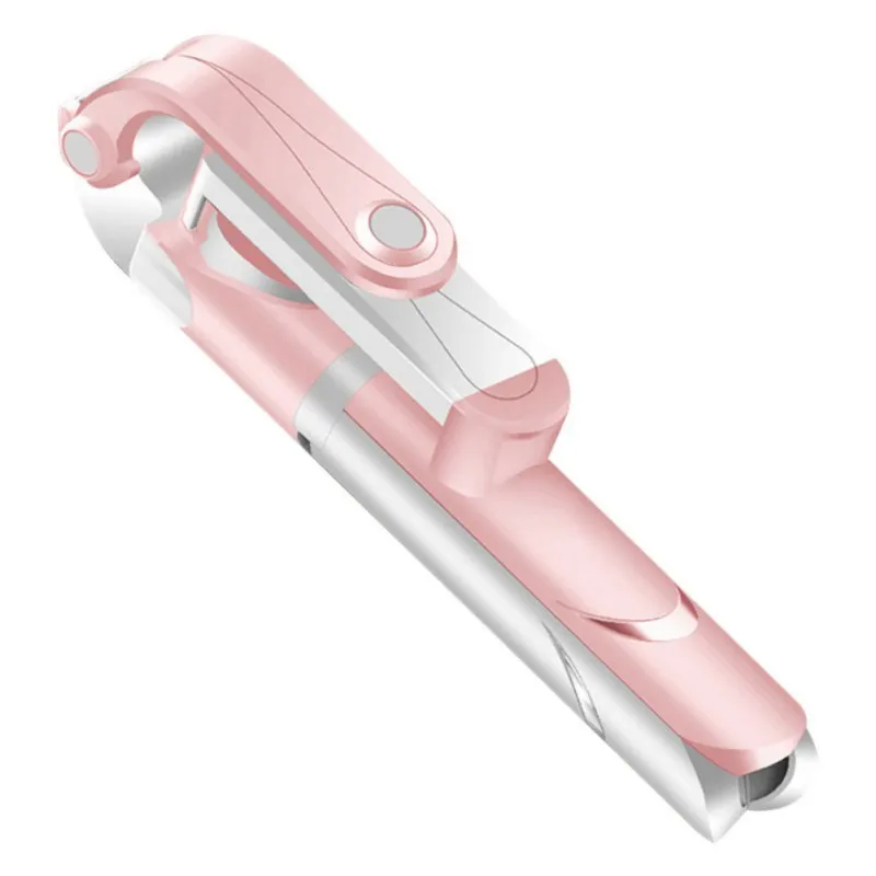 Pink Высокое качество Bluetooth телефон селфи палка штатив смартфон держатель для IPhone для huawei - Цвет: Pink