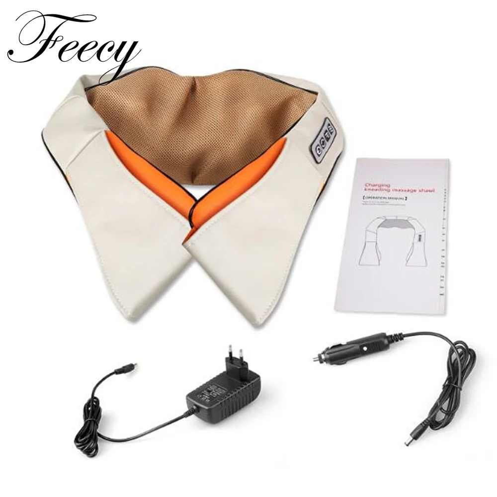 Электрический U образный массажер для шеи шиацу спины плеч и всего тела ног