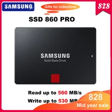 SAMSUNG SSD 860 PRO 256 ГБ 512 Внутренний твердотельный жесткий диск HDD жесткий диск SATA3 2,5 дюймов ноутбука, настольного компьютера, ПК, MLC disco duro 1 ТБ 2 ТБ