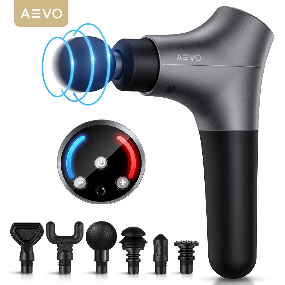 AEVO массажный пистолет для рельефная мышца глубокий ткань ультра тихий