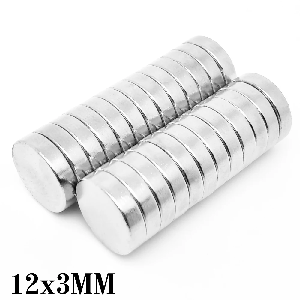 10/20/30/50/100/150PCS 12x3 Round Search N35 Powerful Strong