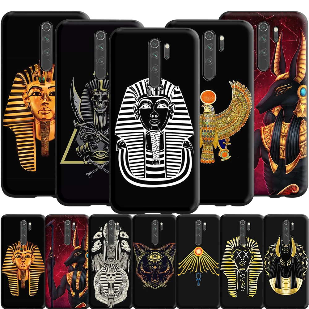 Чехол для телефона с изображением старого Египта анубис Анкх Фараона Redmi Note 9s 9 8 7