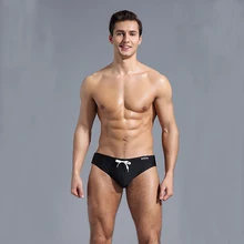 Однотонные черные, белые, синие, красные, желтые мужские купальники, сексуальные купальники с низкой талией, мужские плавки для бассейна, купальные костюмы для спа