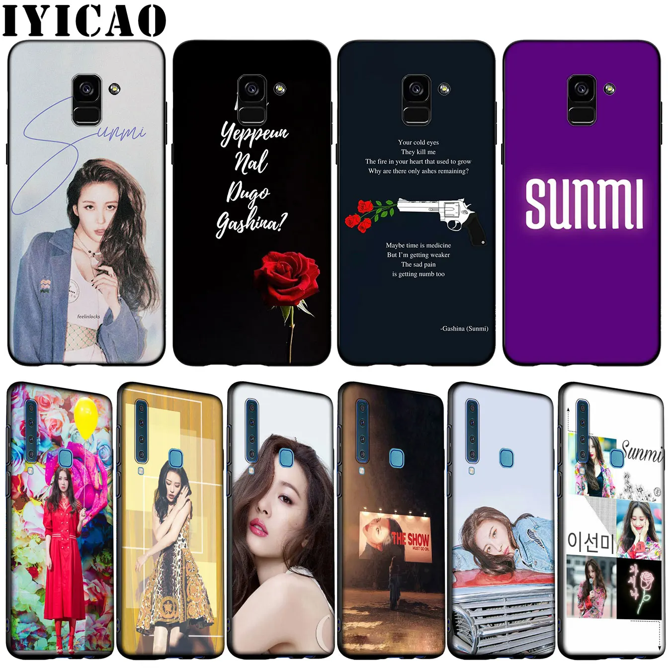 Lee Sun Mi Sunmi kpop Soft Silicone Case for Samsung Galaxy A51 A71 A81 A91 A41 A21 A11 A01 A2 Core J8 J7 J4 J6 Plus Prime 2018 |
