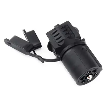

7 Pin Round to 4 Pin 5 Pin Flat Blade Trailer RV Boat Adapter Plug