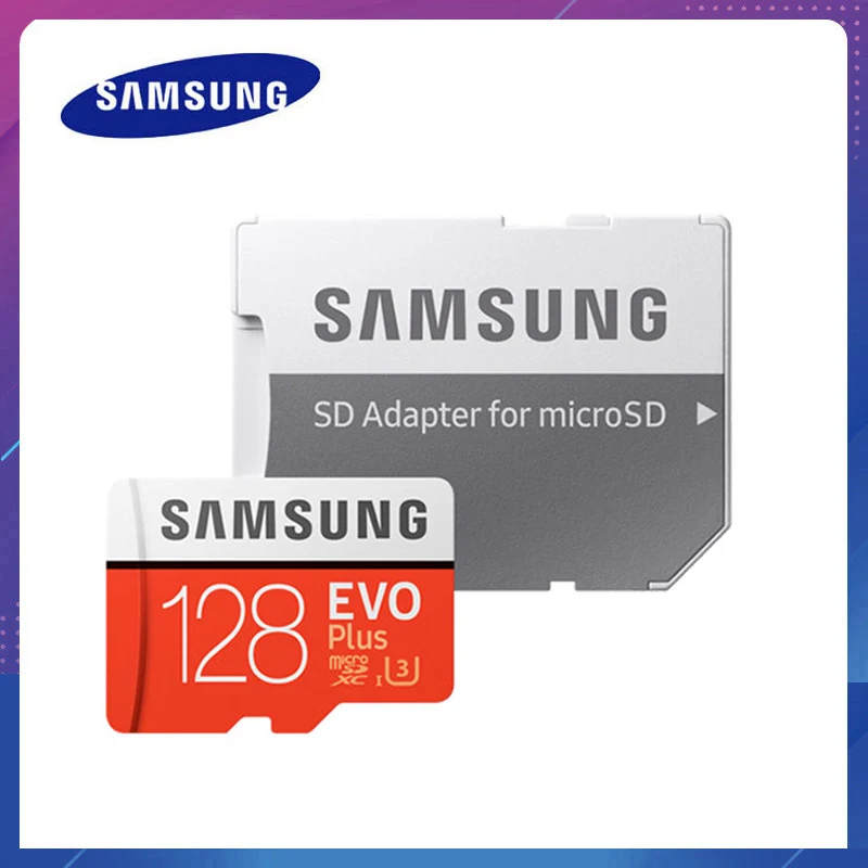 SAMSUNG EVO + Micro SD карта 128 ГБ 256 Гб памяти высокая скорость 100 МБ/с./с C10 UHS I Trans Flash SDXC 64 512