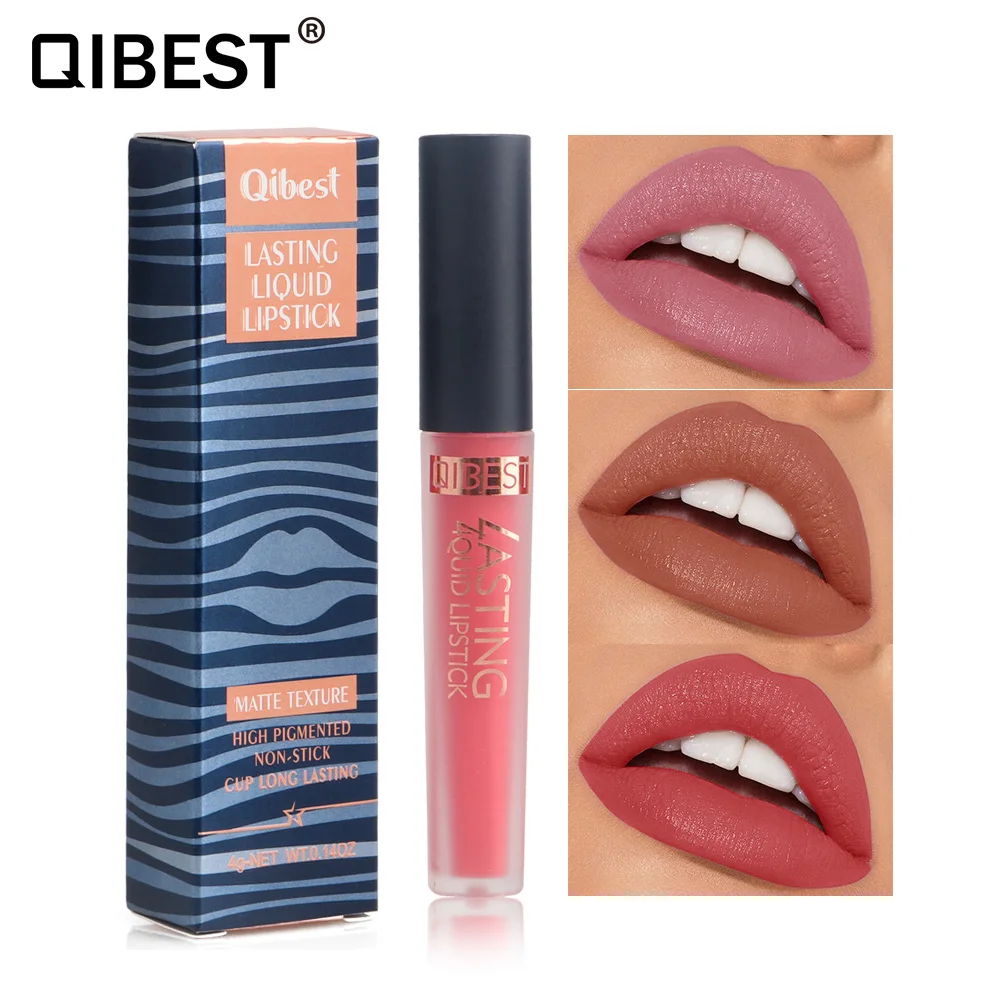 

Matte Waterproof Long Lasting Liquid Lipstick Nude Velour Korea Brown Cute Everlasting Liquid Lipstick Cosmetics Makeup