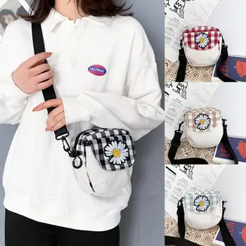 

Fashion Handbag Plaid Women Shoulder Bags Ladies Crossbody High Quality Students Casual Wild Small Bag Flap